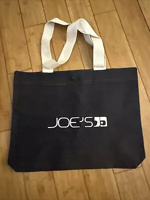 JOE’s Jeans Dark Wash Denim Tote Bag Snap Closure  • $8