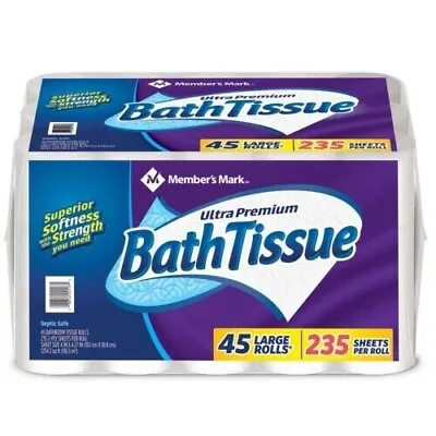 Member's Mark Ultra Premium Soft And Strong Bath Tissue 2-Ply Large Roll Toilet • $30.90