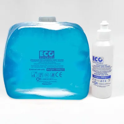 ECO SuperGel Ultrasound Transmission Gel | Blue Color | Individual 5L Bottle • $23.32