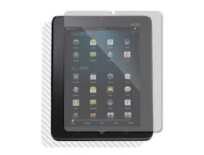 Skinomi Silver Carbon Fiber Body + Screen Protector For Vizio Tablet • $31.01