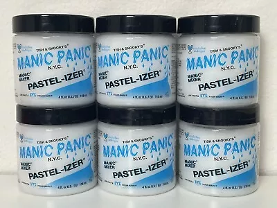 Lot Of 6 Manic Panic Mixer Pastel-izer Tish Snooky Hair Dye (4oz/118ml Each Jar) • $21.24