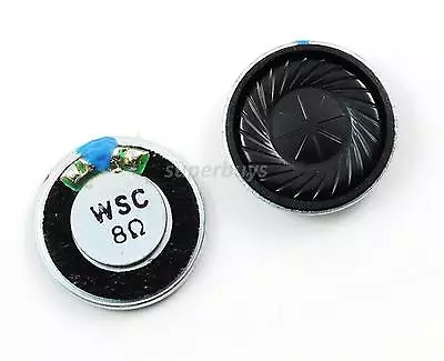 2pc Audio Speaker 20mm 8Ohm 8 Ω 2W Stereo Woofer Trumpet Horn Loudspeaker Power • $12.95