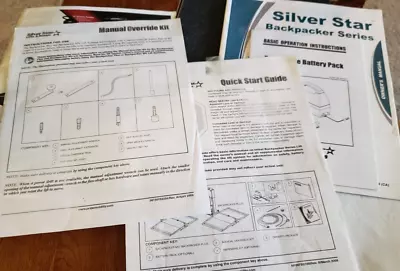 Pride Backpacker Series Vehicle Lift Scooter Mobility Manual Inserts Lot Papers • $75.99