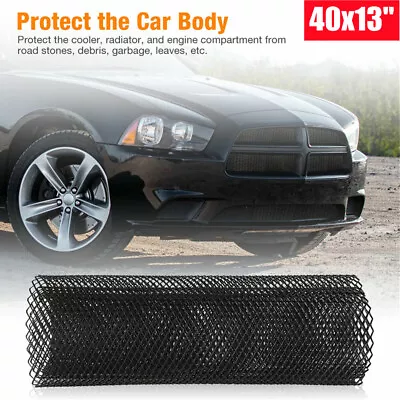 Universal Car Grille Mesh Net Sheet Aluminum Auto Fender Vent Mesh Grill 40 X13  • $24.29