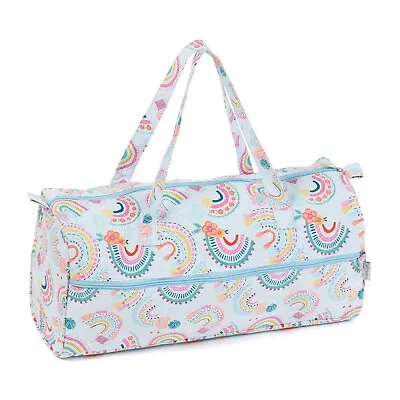 Hobby Gift Knitting Bag With A Rainbow Printed Design • £14.50