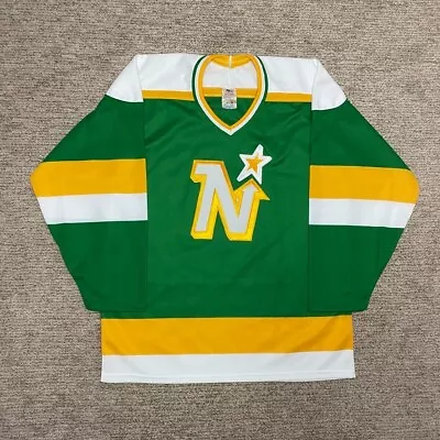 Vintage Minnesota North Stars CCM Maska Hockey Jersey Medium Green NHL MiC 78-88 • $96.06