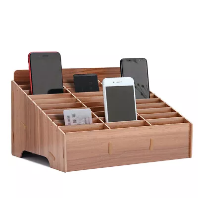 30 Lattices Multifunctional Wooden Storage Box Mobile Phone Repair Tools Case • $31.29