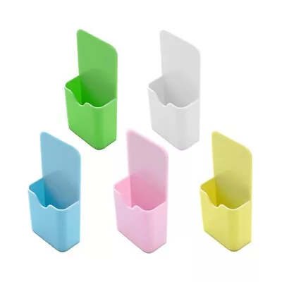 Plastic Magnetic Pen Holder Pencil Cup Marker Storage Box For Whiteboard Fridge • £3.66