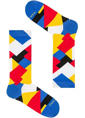 TAKAPARA Colourful Funky Design Unisex Socks • $11.10