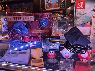 AC Adapter Set For Nintendo Virtual Boy & SNES CIB Box Great Shape OEM WORKS • $199.95
