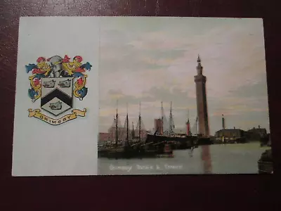 £3.99 • Buy Postcard Of Grimsby Docks & Tower (Coat Of Arms) WHS & S Humber Series Unposted