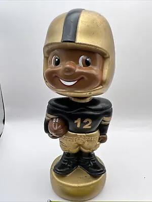 Vintage New Orleans Saints NFL Football 7  Bobblehead Figure Gold Helmet 94 • $44.30