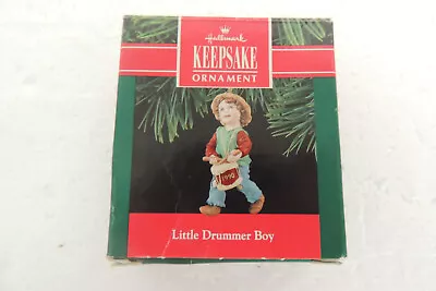 Little Drummer Boy Vintage  Hallmark Keepsake Ornament 1990 • $9.99