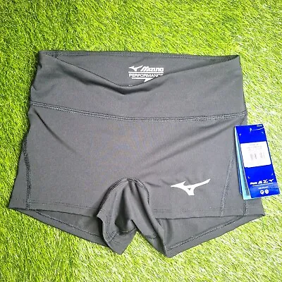 Mizuno Volleyball Spandex Shorts Black Apex 2.5  Sz. XS New W/ Tags • $27