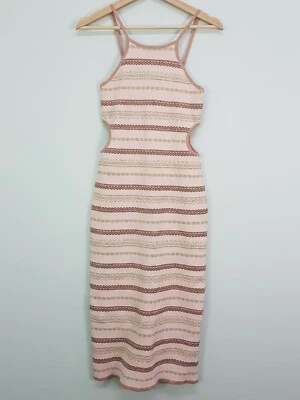 $175 • Buy ALICE McCALL Womens Size 8 Or US 4 Pink Black Magic Midi Dress RRP$425