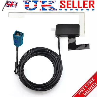 Car DAB Digital Radio Aerial 3M Antenna Cable For VW RNS 310 315 RCD 510 310 NEW • £8.37