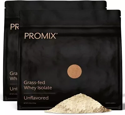 Promix Whey Protein Isolate Powder Unflavored - 5lb Bulk - Grass-Fed & 100% All • $150