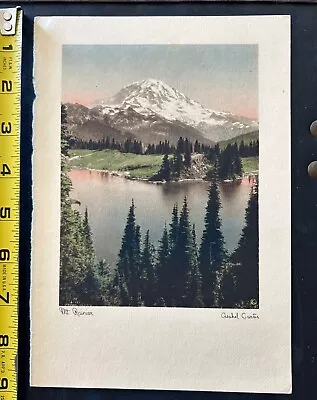 Asahel Curtis • Vintage  Print • Mt.Rainier • 5x8 In • $65