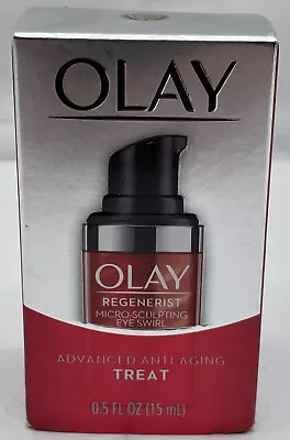 $28.67 • Buy OLAY Regenerist MICRO-SCULPTING EYE SWIRL CREAM  0.5oz Advanced Anti-Aging Treat