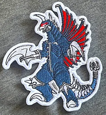 GODZILLA Monster 4  GIGAN Embroidered Figure PATCH Vs Mothra Mecha Vs Megalon • $11
