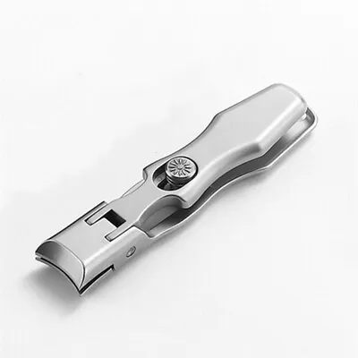 Stainless Steel Ultra Sharp Nail Clippers Wide Jaw Opening Anti-Splash Portable • $6.19