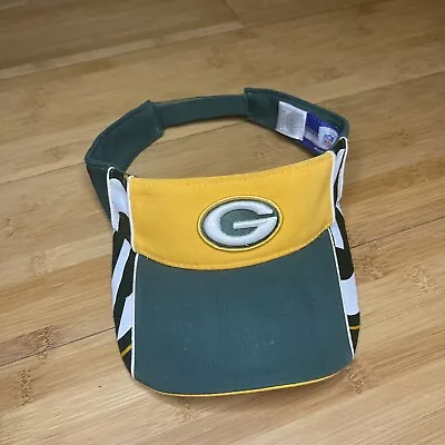 Vintage Reebok NFL Equipment Green Bay Packers Visor One Size SIDELINE Hat GOOD • $12.99