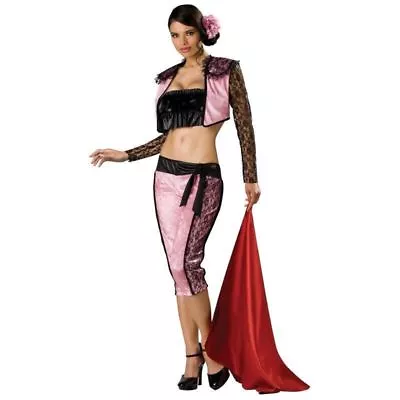 Sexy Pink Matador Bull Fighter Halloween Costume Adult Xs  M L  • $15.99