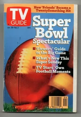 TV Guide Magazine January 28 1995 Super Bowl Spectacular John Stossell Friends • $8.70