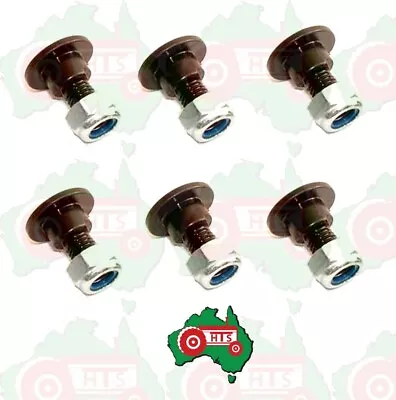 Tractor 6 X Bolts & Nuts For Disc Mower Blades Kuhn John Deere New Holland • $37.99