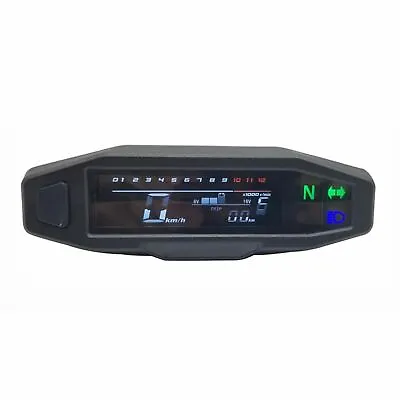 Scooter Motorcycle Dirt Bike LCD Digital Speedometer Odometer Carburetor Meter • $69.29