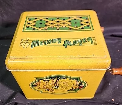  Litho Melody Player Roller Organ Toy Crank With Music  • $40