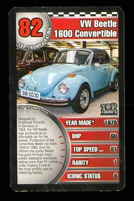 1 X Haynes Motor Museum Info Card Car VW Beetle 1600 Convertible ≠ S01 • $3.14