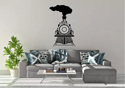 £14.99 • Buy Train On Tracks Childrens Kids Bedroom Wall Art Decal Vinyl Sticker