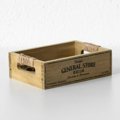 £8.99 • Buy Vintage Shabby Chic General Storage 6 Egg Holder Rack Tray Crate Rustic Retro