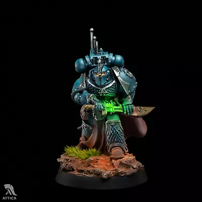 Alpha Legion Praetor Painted Figure Horus Heresy Pre-Sale | Art • $191.23