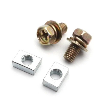 $9.52 • Buy 1 Set Motorcycle Accessories Scooter Battery Terminal Nuts And Bolt Kit M5x10mm