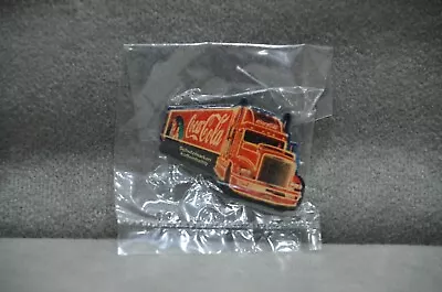 Coca Cola Christmas Truck Pin Badge Pinback Button Gift Brand New 36mm X 23mm • £9.99