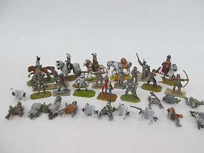 Painted Toy Soldiers Lead Or Pewter Medieval Knights Wargaming Or RPG Miniatures • $24.99