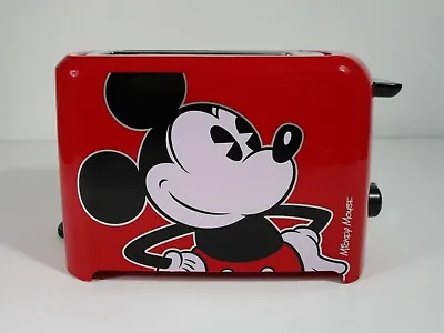 Disney Mickey Mouse Red 2-Slice Toaster DCM-21 • $19.95