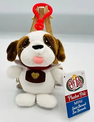 $44.95 • Buy Elf On The Shelf Plushee Pals Saint Bernard Dog Mini Clip-On Elf Pets NEW W/Tags
