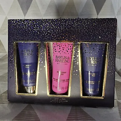 Baylis & Harding Mulberry Fizz Luxury Hand Treats Gift Set - Vegan Friendly New • £5