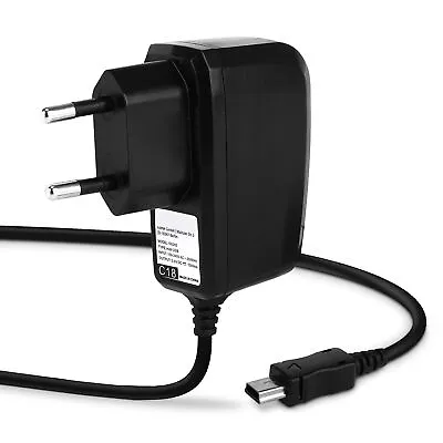 Mini USB Smartphone Charger For O2 XDA II Mini Black 1.1m W/ UK Plug • £19.90