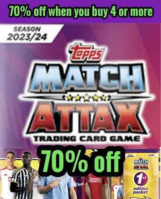 Topps Match Attax 2023/24 Season 1st Edition Cards / Base Cards 1-225 • £0.99