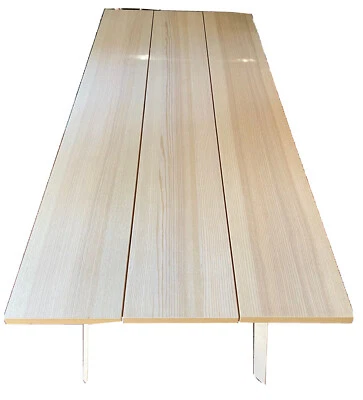 $80 • Buy IKEA Dining Table, Seats 8, Blonde Wood Laminate 'YPPERLIG'