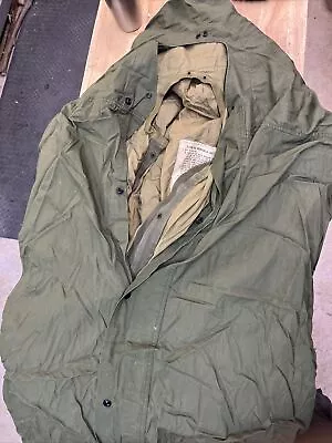 US Army Military Mummy Mountain Sleeping Bag W/Hood M-1949 M-1945 Large M3730 • $100