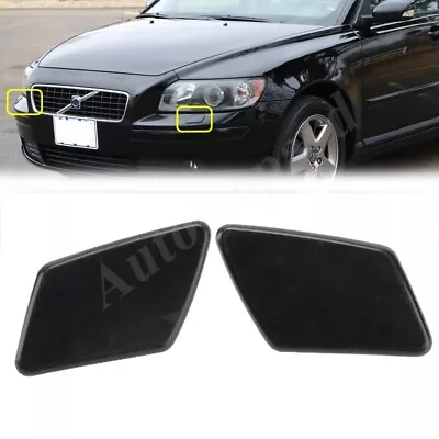 For Volvo S40 V50 2005-2007 Left & Right Headlight Washer Spray Nozzle Jet Cover • $9.99