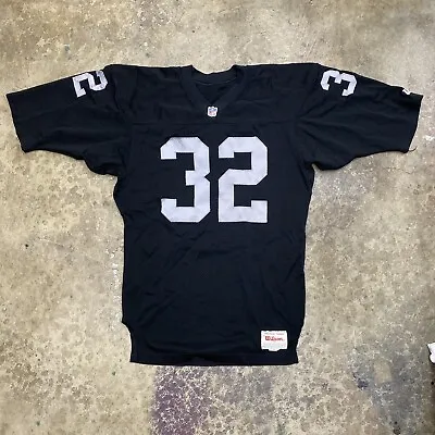 Vintage Sz 44 NFL Wilson Prestige #32 Marcus Allen LA Raiders Jersey Black • $179.99