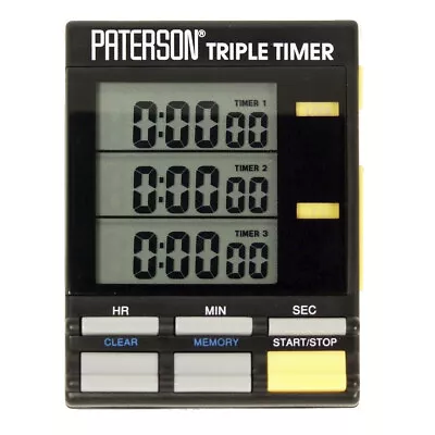 Paterson PTP 800 Darkroom Triple Timer Clock / Alarm • £19.95