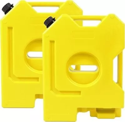 3 Gallon Off Road ATV Spare Oil Petrol Container Storage Fuel Yellow 2 Packs • $60.99