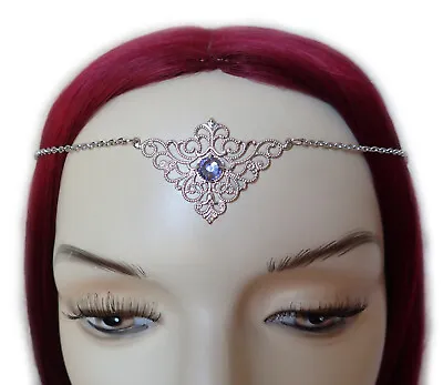 Celtic Renaissance Medieval Circlet Crown Headpiece Headdress Gothic Elven Elf • $16.99